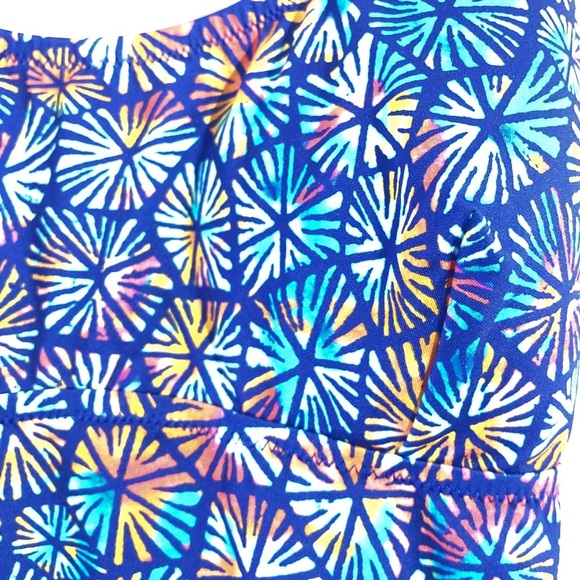 Vilebrequin Women's Carapaces Crossed Back Strap One-Piece Swimsuit Bathing Suit - Picture 5 of 9